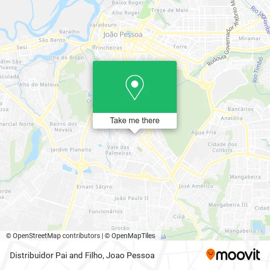 Distribuidor Pai and Filho map