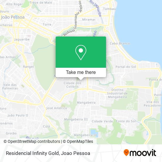 Residencial Infinity Gold map