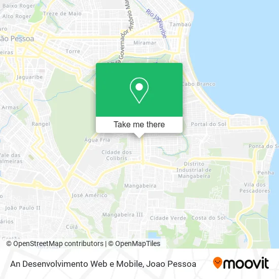 An Desenvolvimento Web e Mobile map