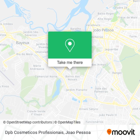 Dpb Cosmeticos Profissionais map