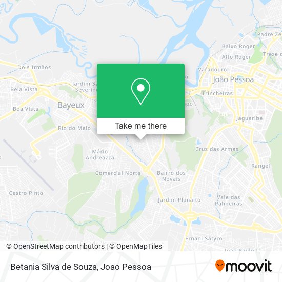 Betania Silva de Souza map