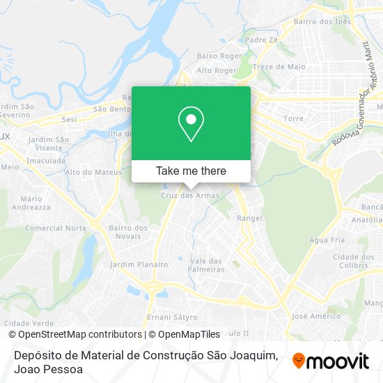 Depósito de Material de Construção São Joaquim map