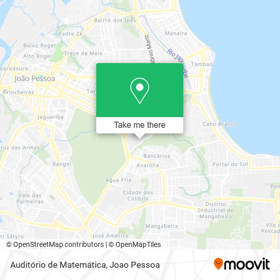 Auditório de Matemática map