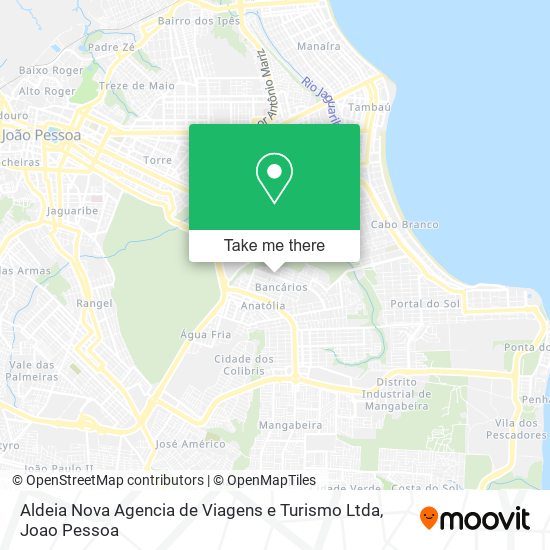 Aldeia Nova Agencia de Viagens e Turismo Ltda map