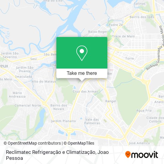Reclimatec Refrigeração e Climatização map