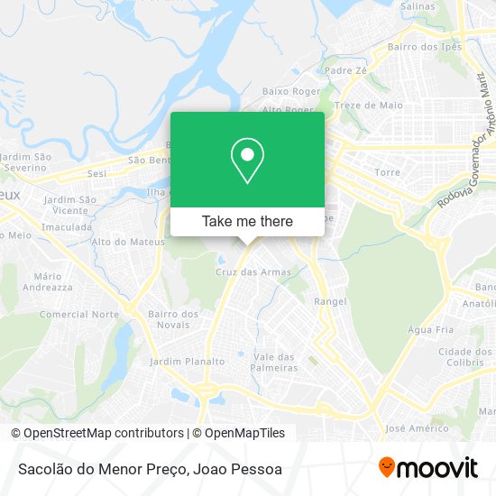 Sacolão do Menor Preço map