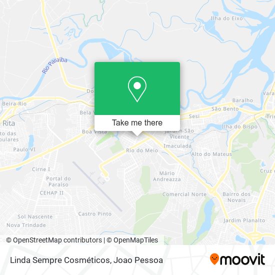 Linda Sempre Cosméticos map