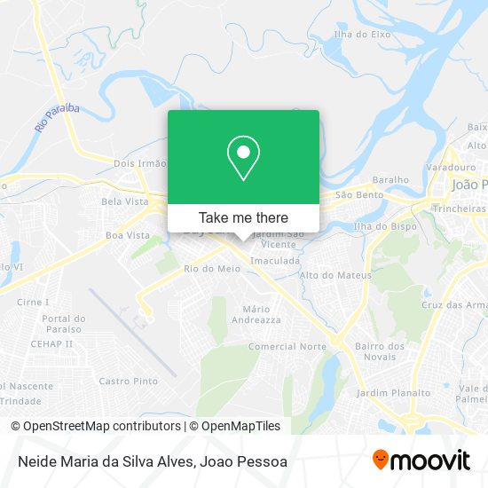 Neide Maria da Silva Alves map