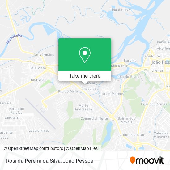 Rosilda Pereira da Silva map