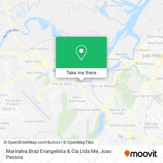 Marinalva Braz Evangelista & Cia Ltda Me map