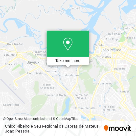 Chico Ribeiro e Seu Regional os Cabras de Mateus map