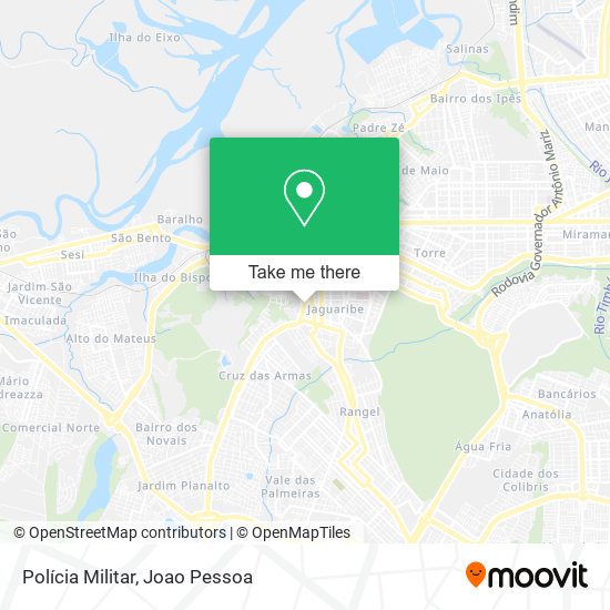 Polícia Militar map