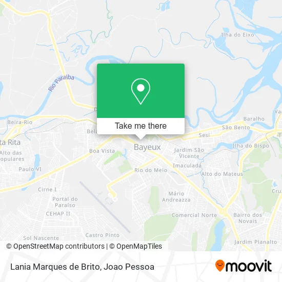 Lania Marques de Brito map