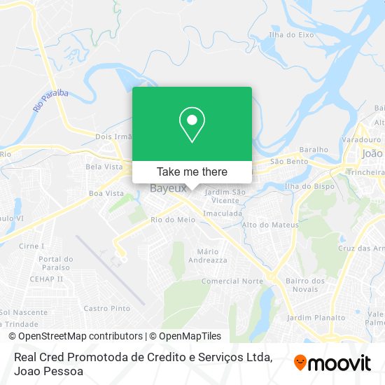 Mapa Real Cred Promotoda de Credito e Serviços Ltda