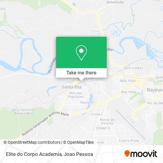 Elite do Corpo Academia map