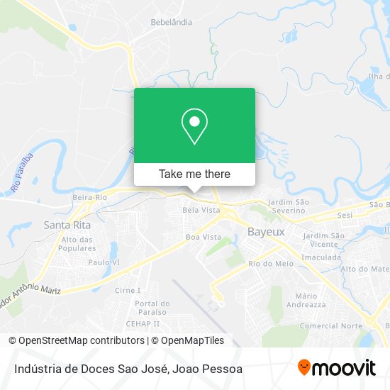 Indústria de Doces Sao José map