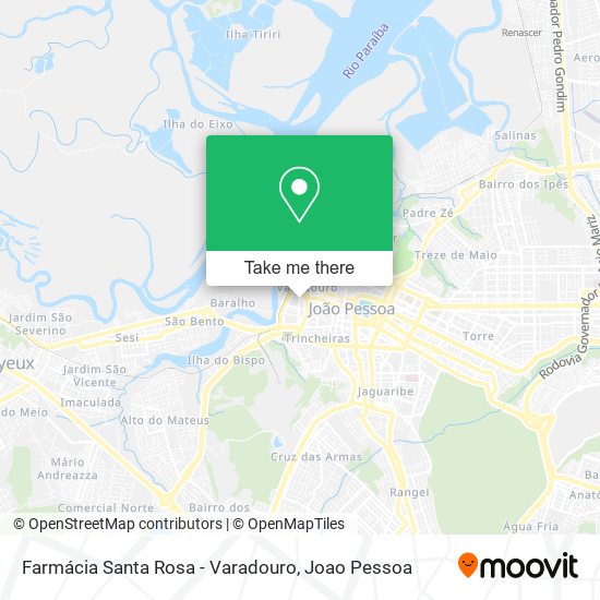 Farmácia Santa Rosa - Varadouro map