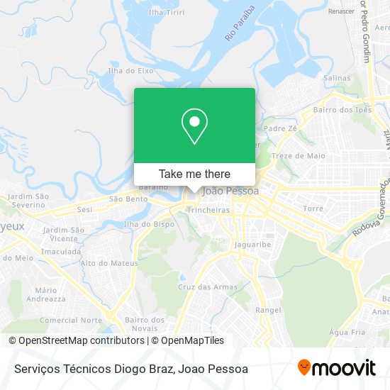 Serviços Técnicos Diogo Braz map