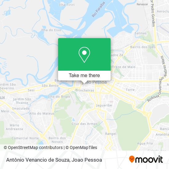 Antônio Venancio de Souza map