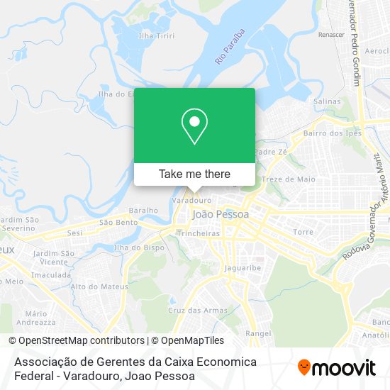 Associação de Gerentes da Caixa Economica Federal - Varadouro map