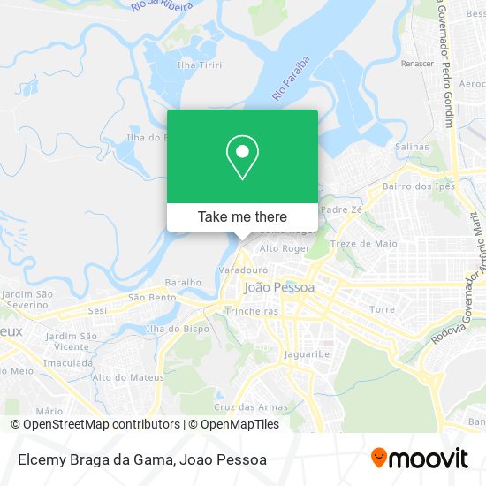 Elcemy Braga da Gama map