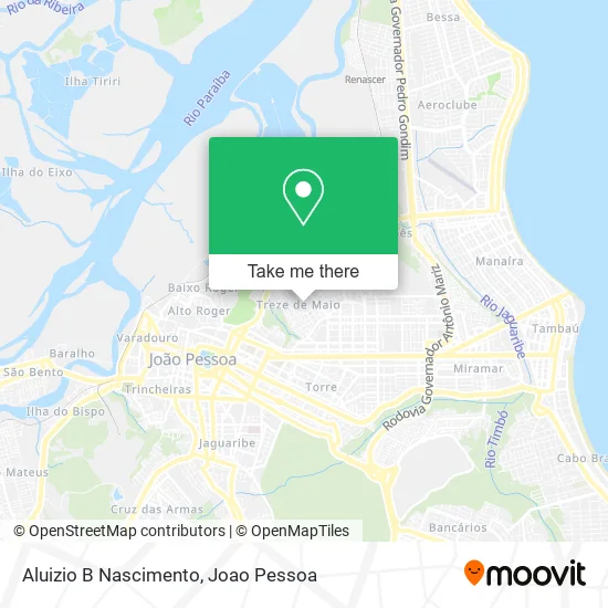 Aluizio B Nascimento map