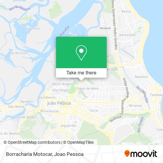 Borracharia Motocar map
