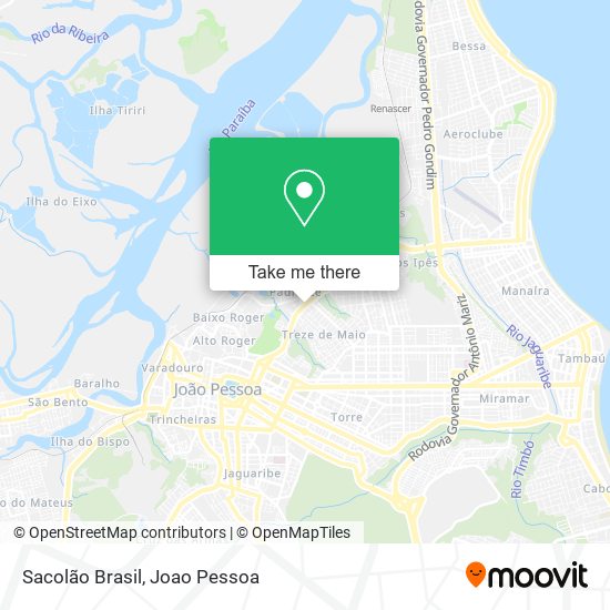 Sacolão Brasil map