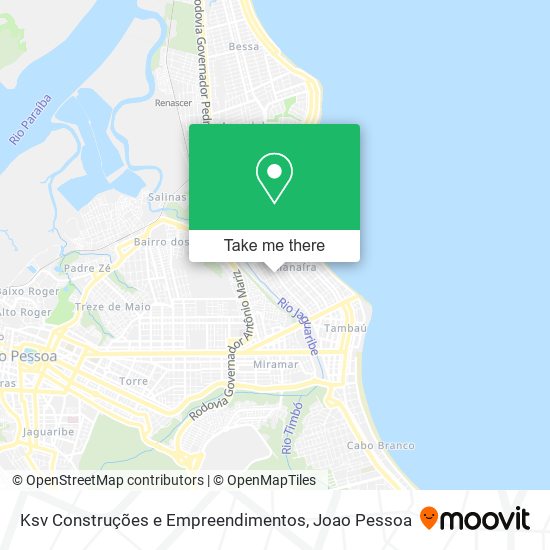 Mapa Ksv Construções e Empreendimentos