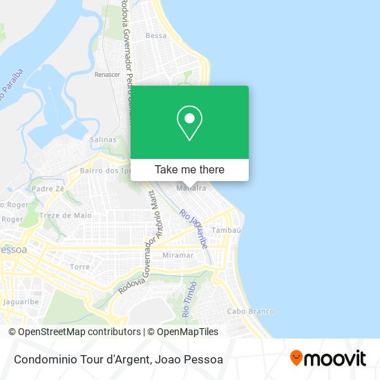 Condominio Tour d'Argent map