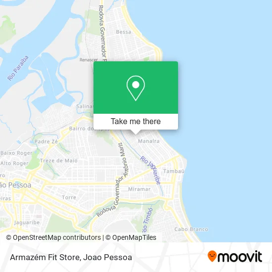 Armazém Fit Store map