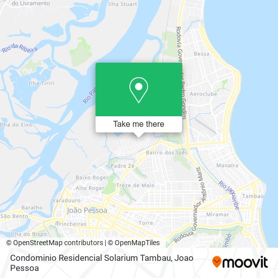 Condominio Residencial Solarium Tambau map