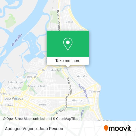 Açougue Vegano map