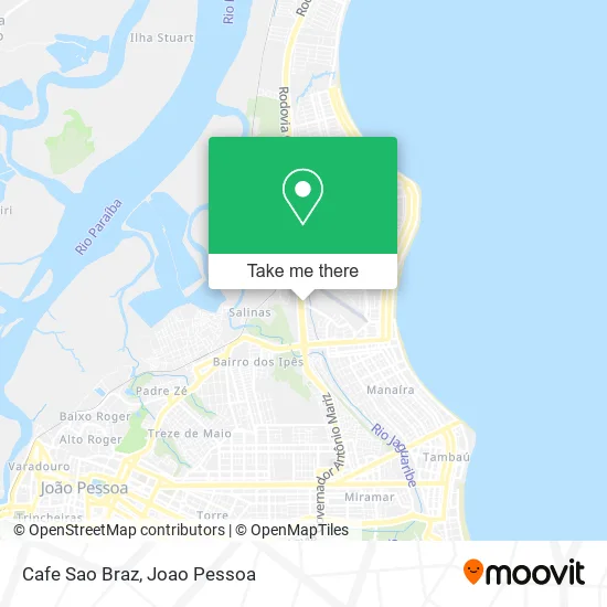 Cafe Sao Braz map