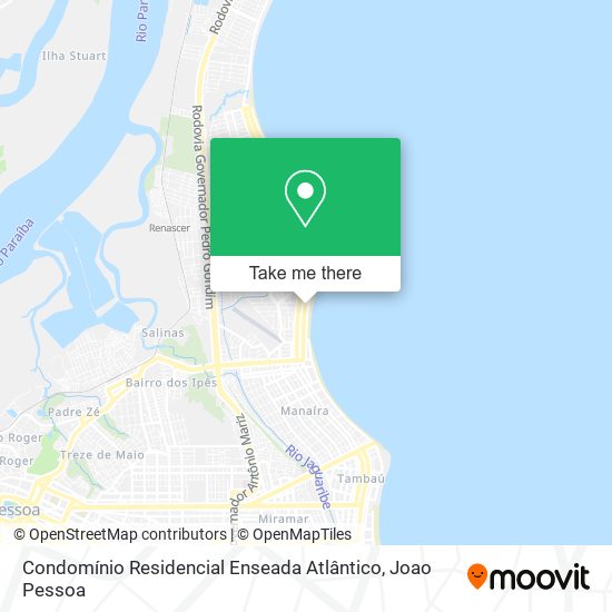 Condomínio Residencial Enseada Atlântico map