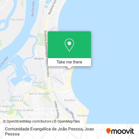 Comunidade Evangélica de João Pessoa map