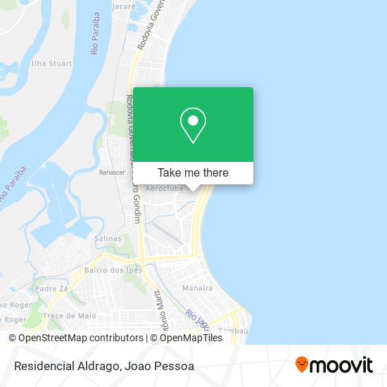 Residencial Aldrago map