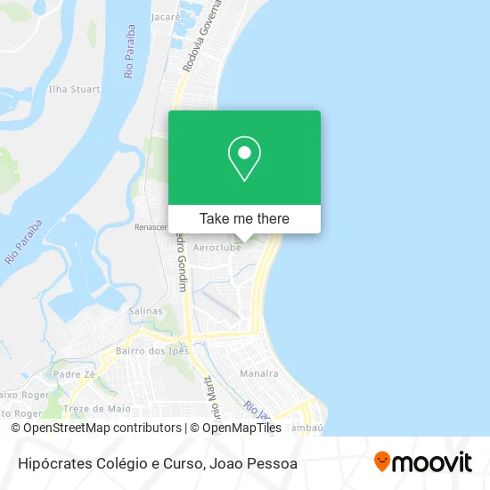 Hipócrates Colégio e Curso map
