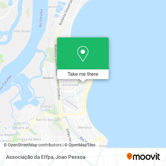 Mapa Associação da Etfpa