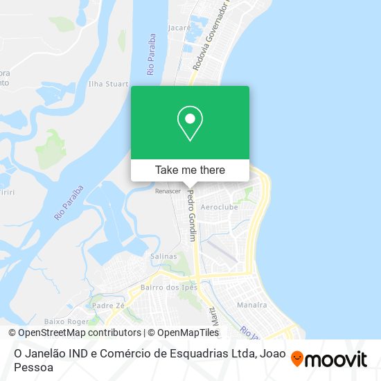O Janelão IND e Comércio de Esquadrias Ltda map