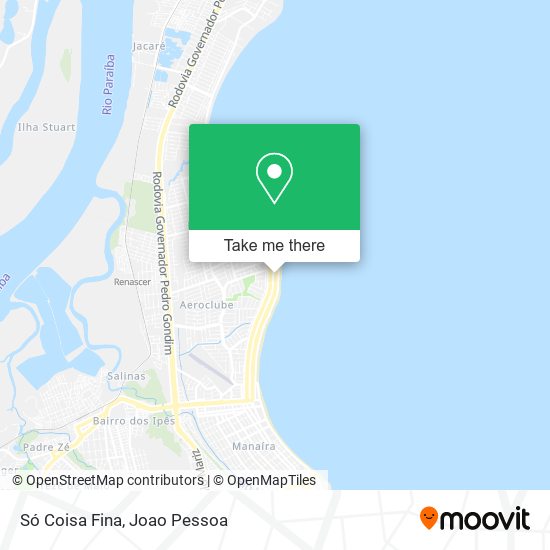 Só Coisa Fina map