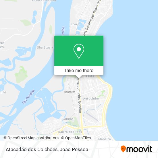 Atacadão dos Colchões map
