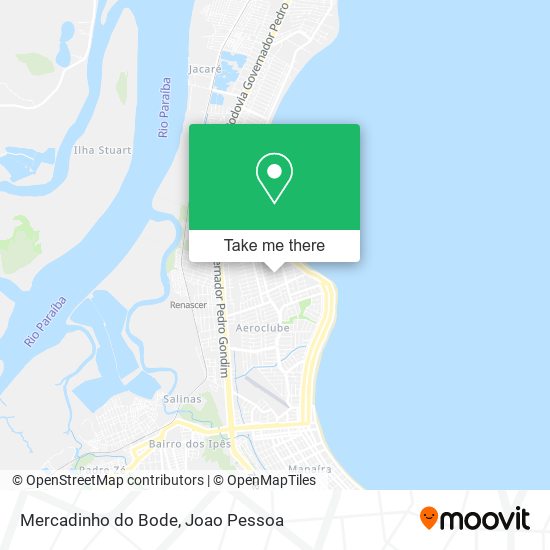 Mapa Mercadinho do Bode