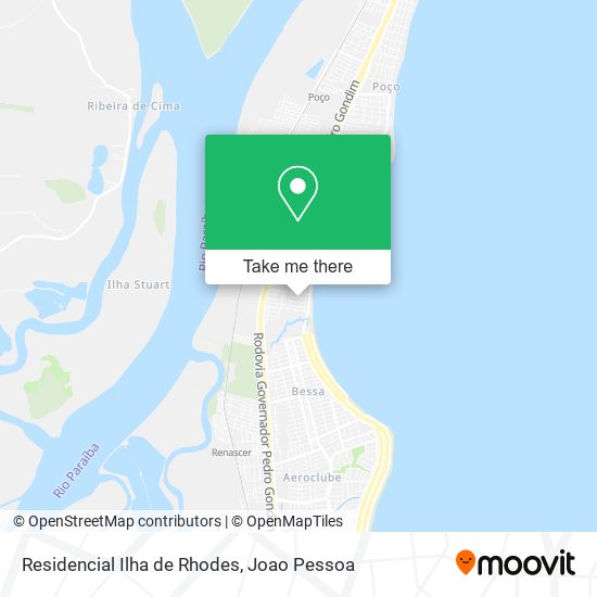 Residencial Ilha de Rhodes map