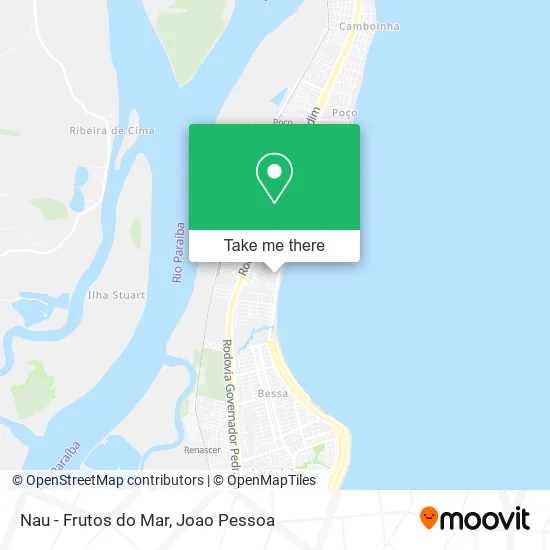Nau - Frutos do Mar map