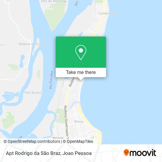 Apt Rodrigo da São Braz map