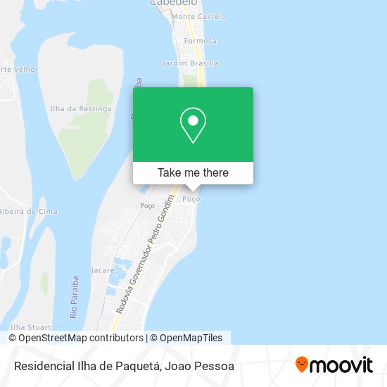 Residencial Ilha de Paquetá map