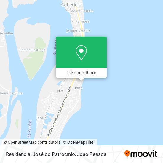 Residencial José do Patrocínio map