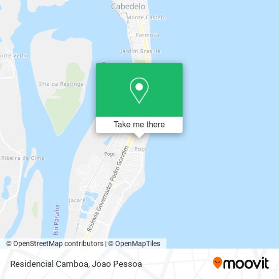Residencial Camboa map