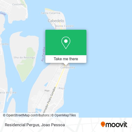 Residencial Pergus map